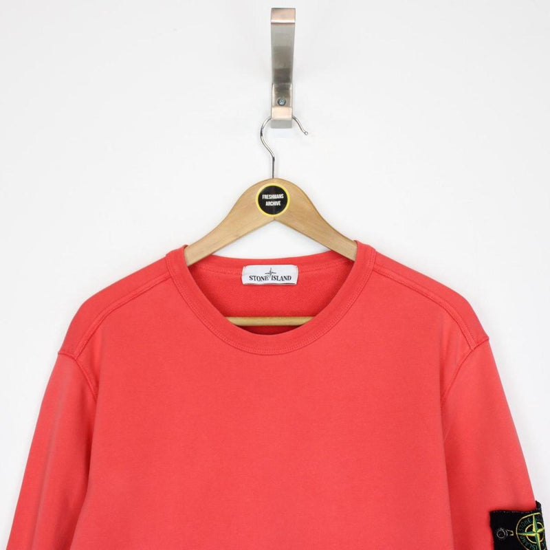 Stone Island SS 2019 Red Cotton Sweatshirt Jumper