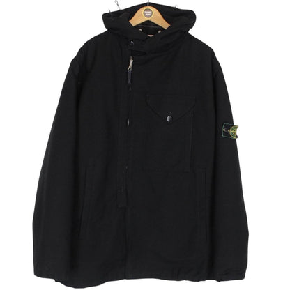 Vintage Stone Island AW 1999 Black Dutch Rope Lined Green Edge Badge Jacket