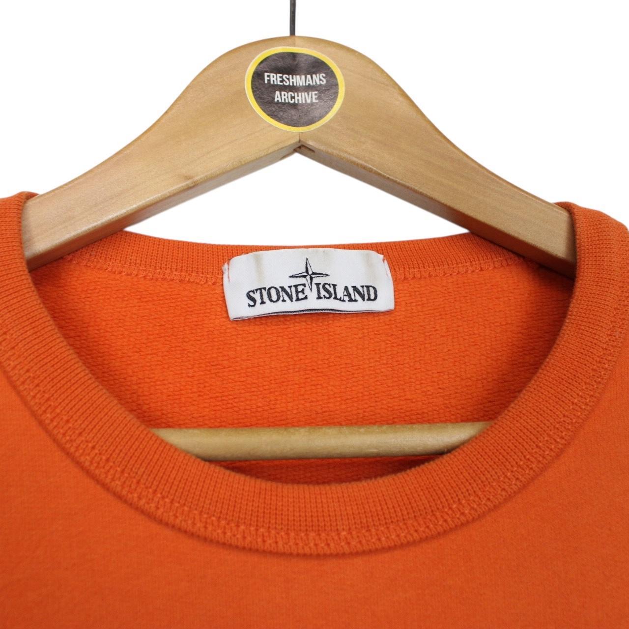 Stone Island AW 2019 Orange Cotton Sweatshirt Jumper