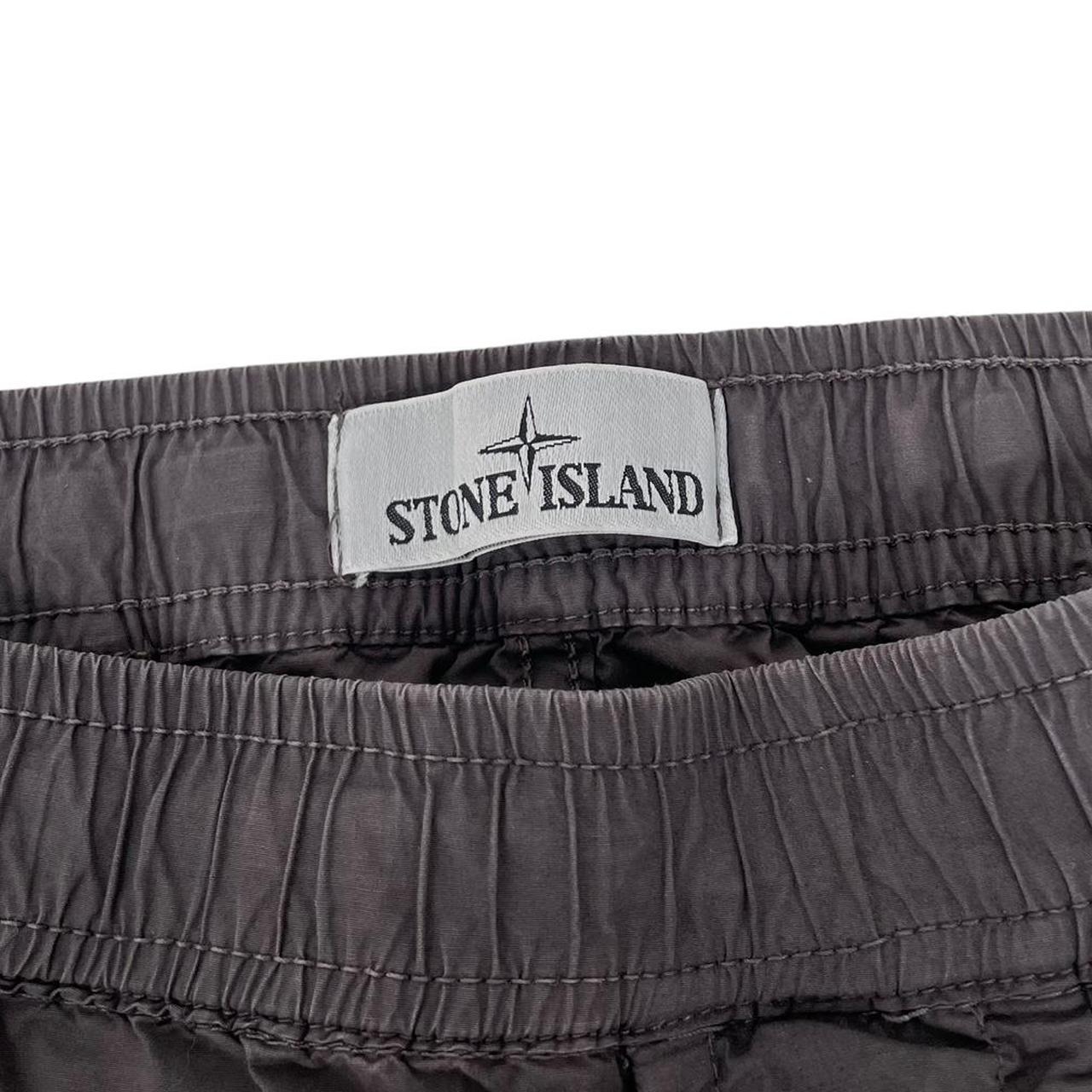 Stone Island SS 2022 Grey RE-T Fit Cargo Trousers