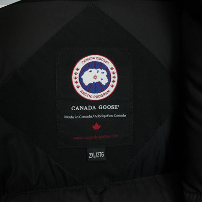 Canada Goose Black Chilliwack Bomber Down Jacket with Fur Trim