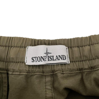 Stone Island AW 2019 Green RE-T Fit Cargo Trousers