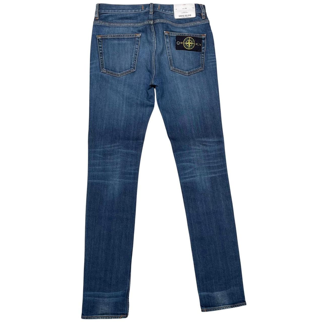 Stone Island AW 2016 Blue Skinny Fit Denim Jeans