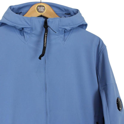 CP Company Blue Shell-R Soft Shell Lens Jacket