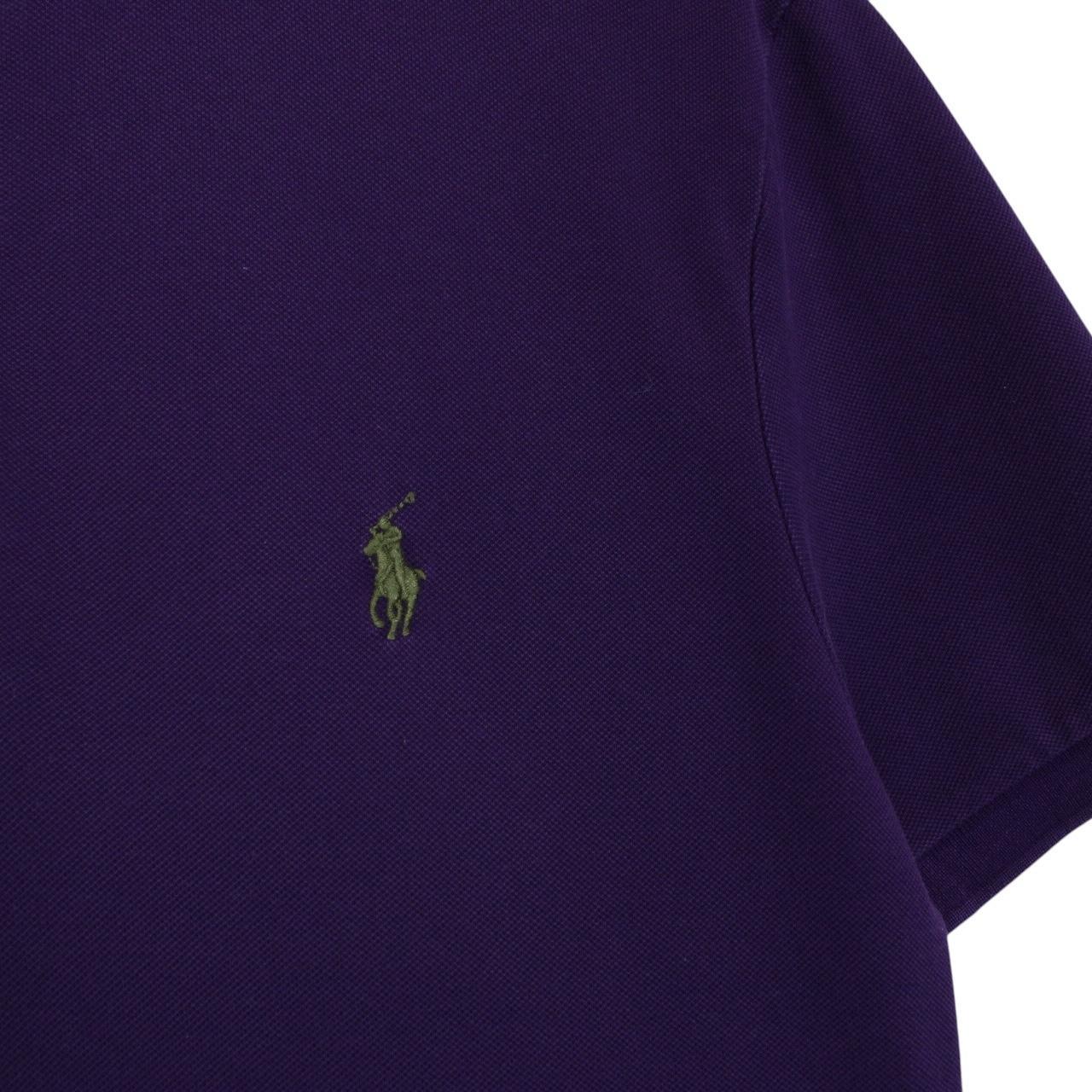 Polo Ralph Lauren Purple Short Sleeve Pima Cotton Polo Shirt