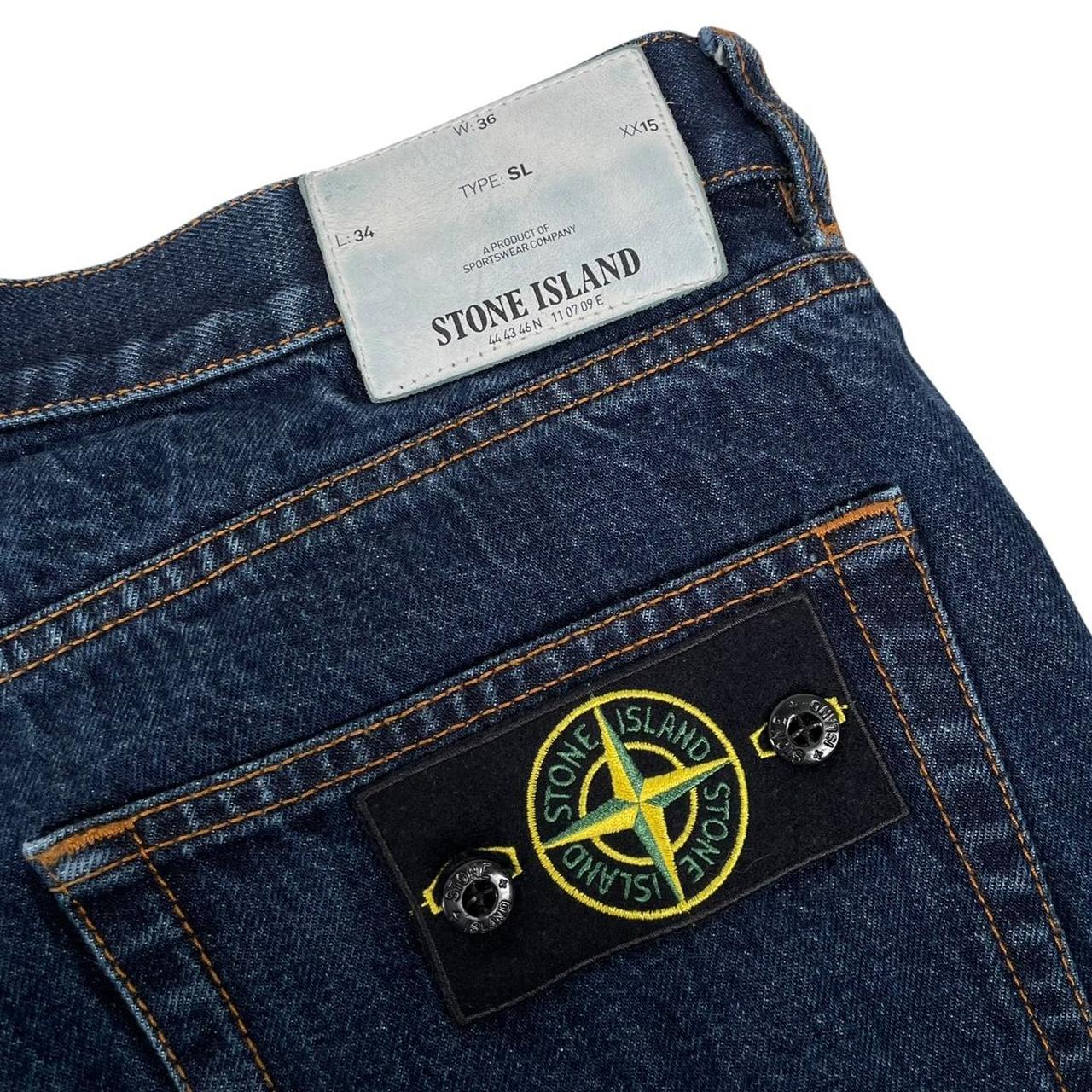 Stone Island AW 2016 Navy Blue Slim Fit Denim Jeans