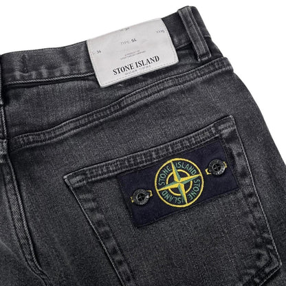 Stone Island AW 2016 Dark Grey Slim Fit Denim Jeans