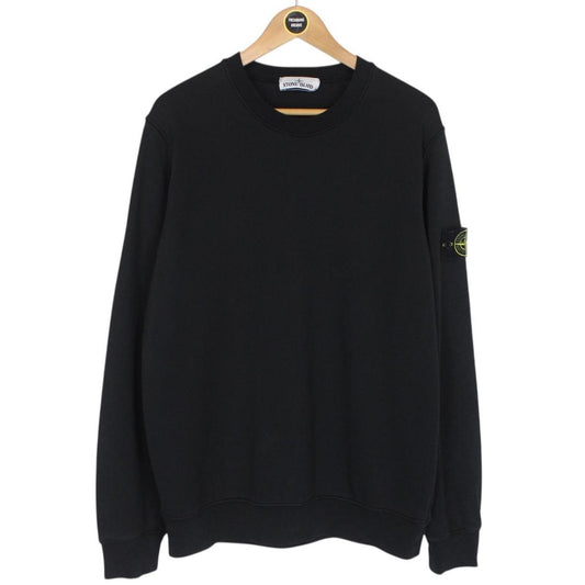 Stone Island SS 2021 Black Cotton Sweatshirt Jumper