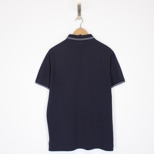 Stone Island Navy Blue Short Sleeve Compass Polo Shirt