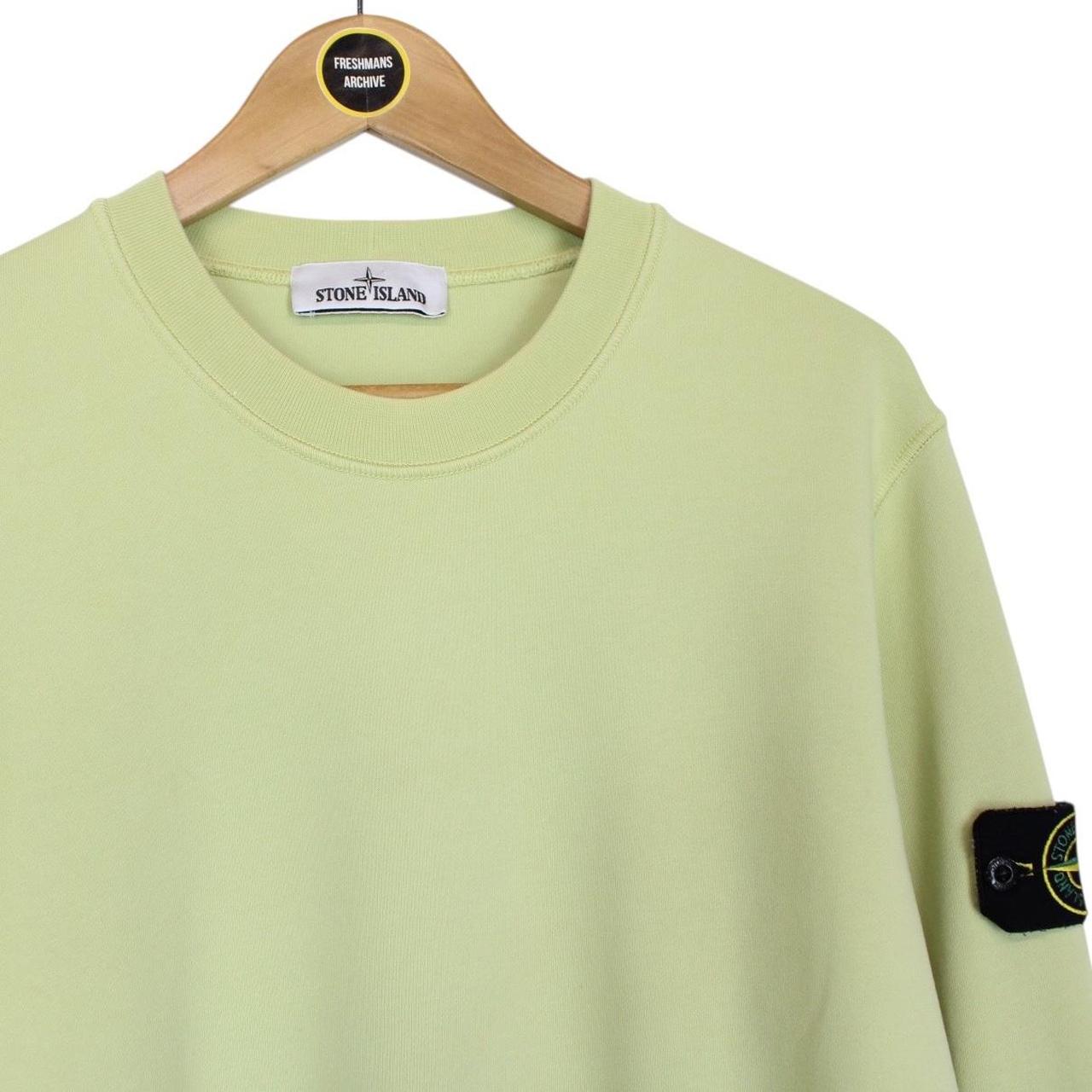 Stone Island SS 2022 Green Cotton Sweatshirt Jumper