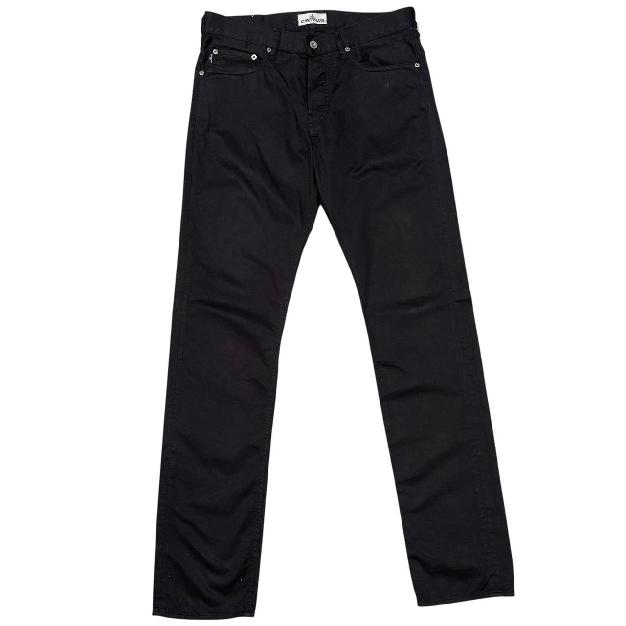 Stone Island SS 2013 Black RE-T Fit Cotton Trousers
