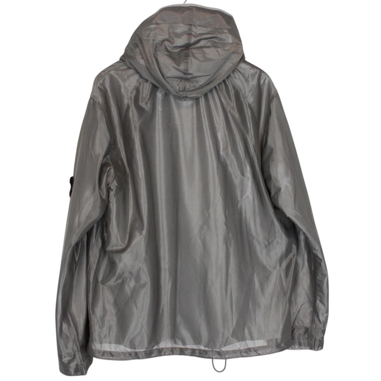 Vintage Stone Island Special Process SS 2007 Grey Mesh Reflective Jacket