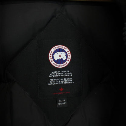 Canada Goose Black Expedition Parka Down Jacket with Fur Trim