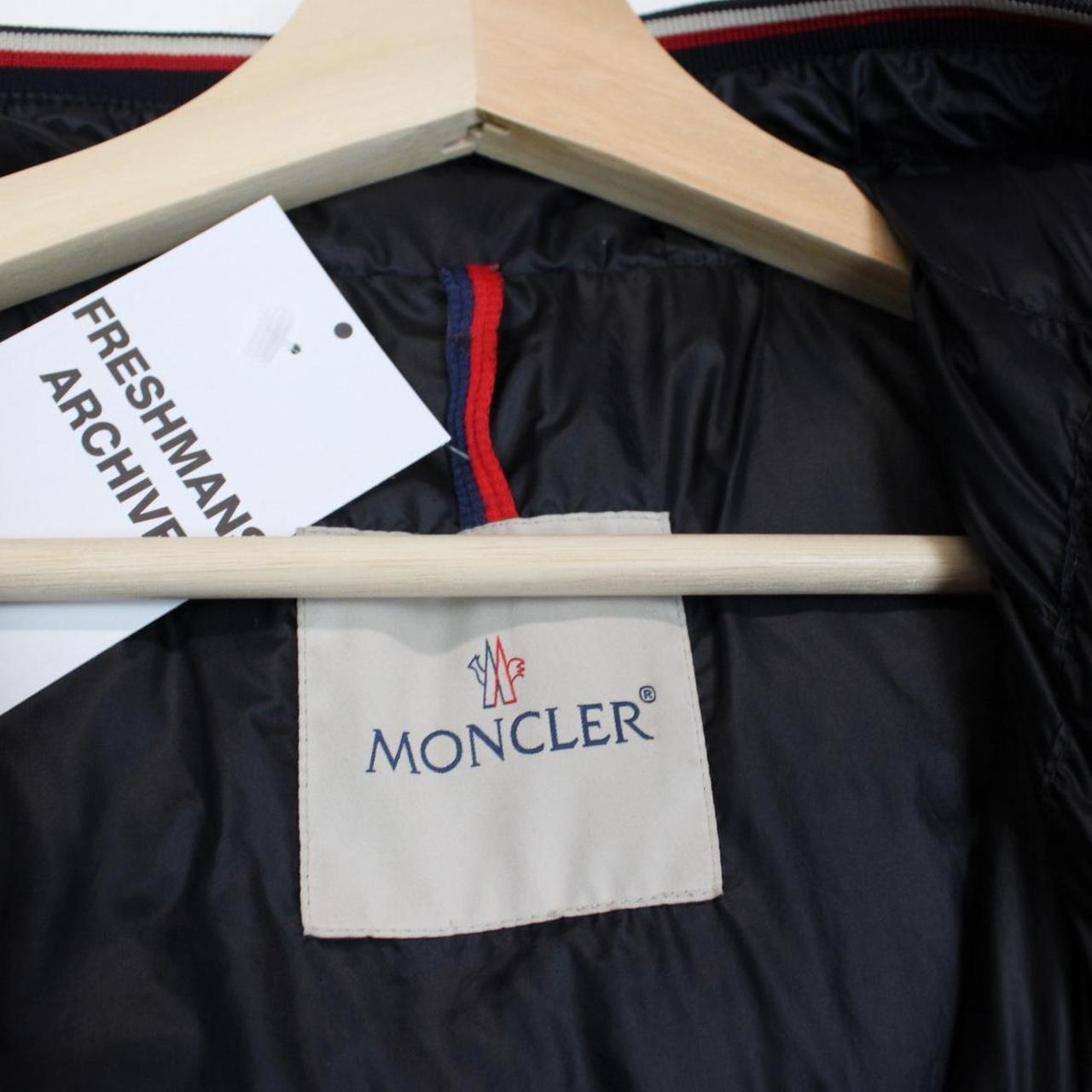 Moncler Navy Blue Cyriaque Nylon Hooded Down Gilet / Bodywarmer