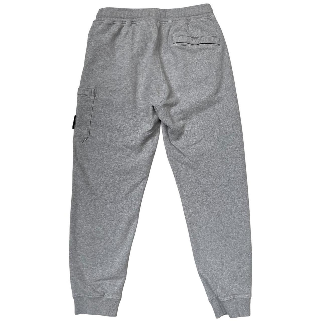 Stone Island SS 2022 Grey Cotton Tracksuit Bottoms / Joggers