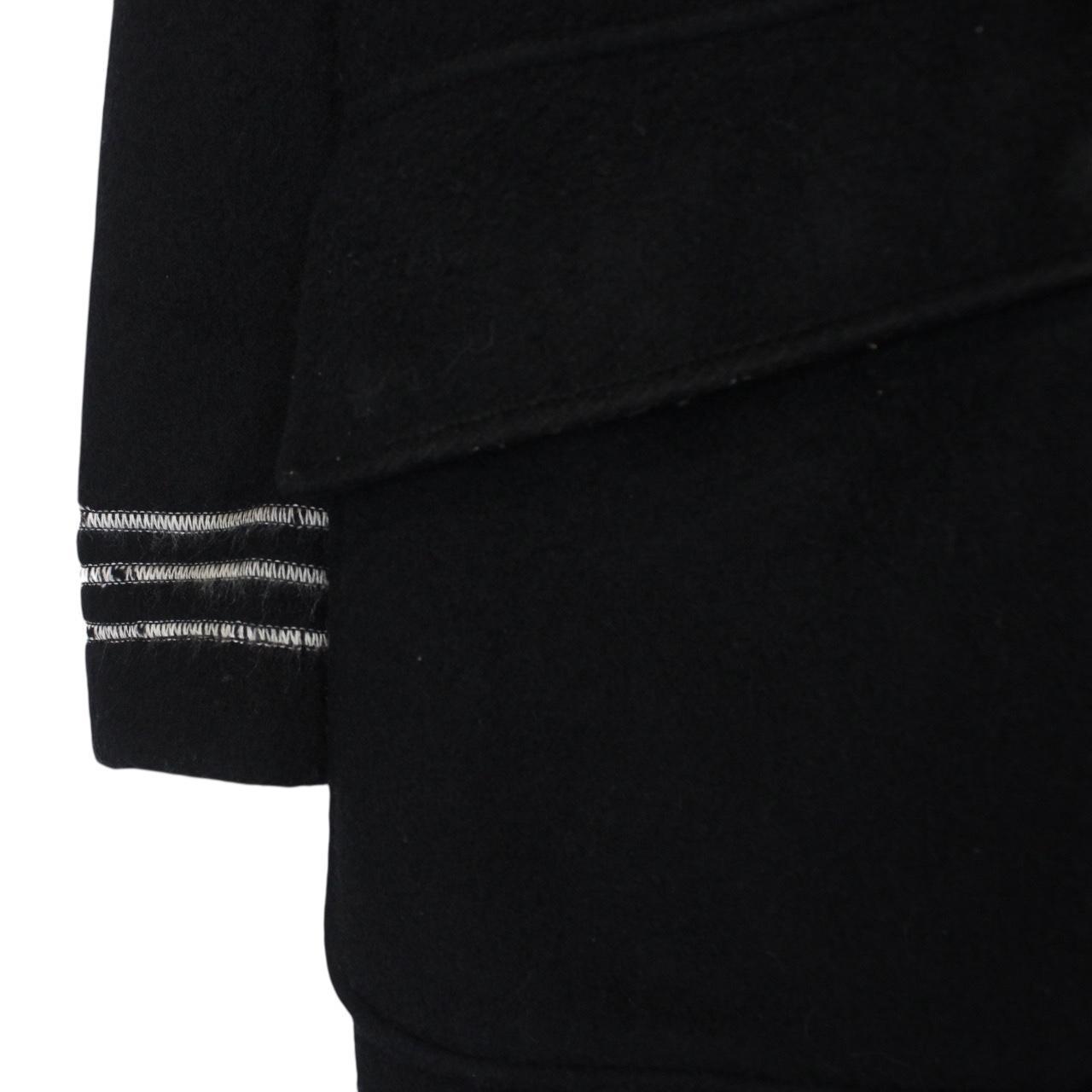 Vintage Stone Island AW 2003 Navy Blue Heavyweight Wool Blend Hooded Coat