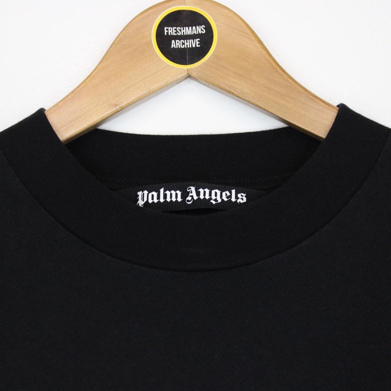 Palm Angels Kill Bear Print Black Short Sleeve Cotton T-Shirt