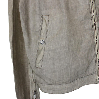 Vintage CP Company SS 2004 Brown Lino Flax Jacket
