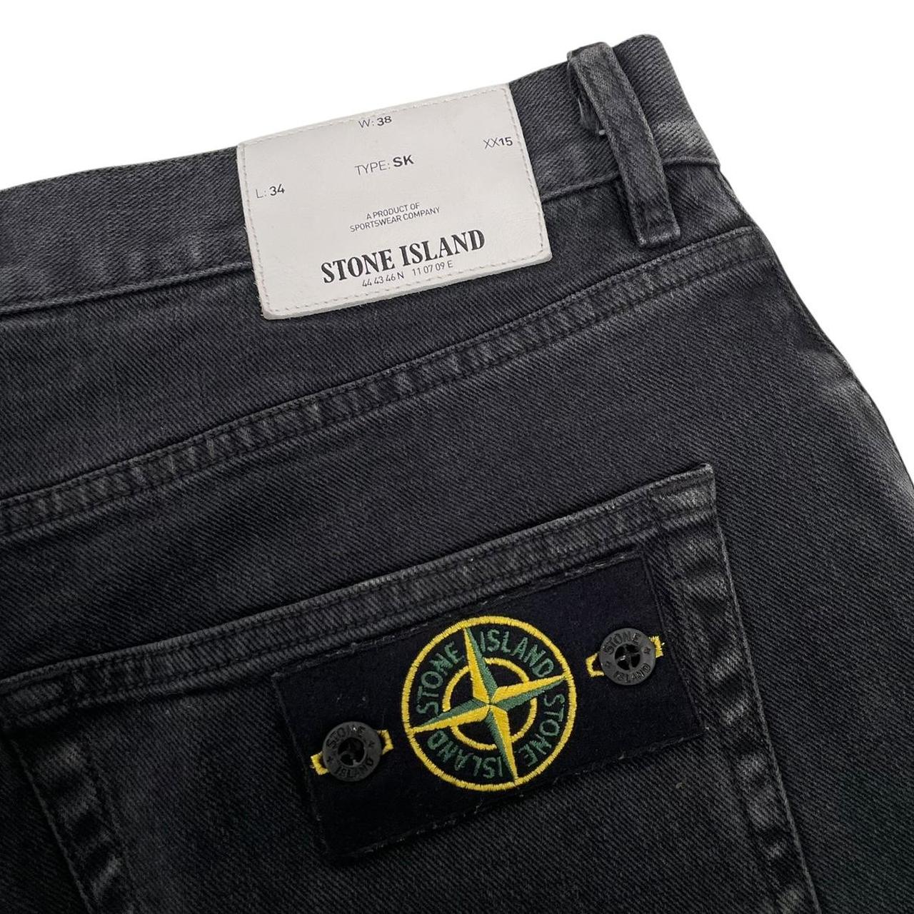 Stone Island AW 2017 Black Skinny Fit Denim Jeans