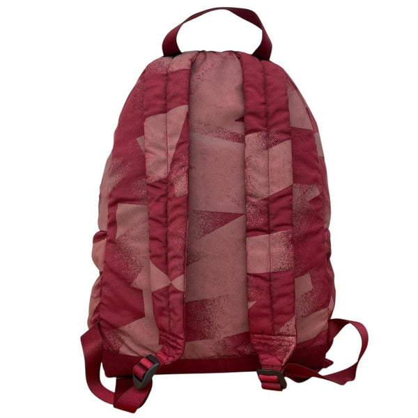 Stone Island AW 2021 Red Nylon Dazzle Reflective Camouflage Backpack