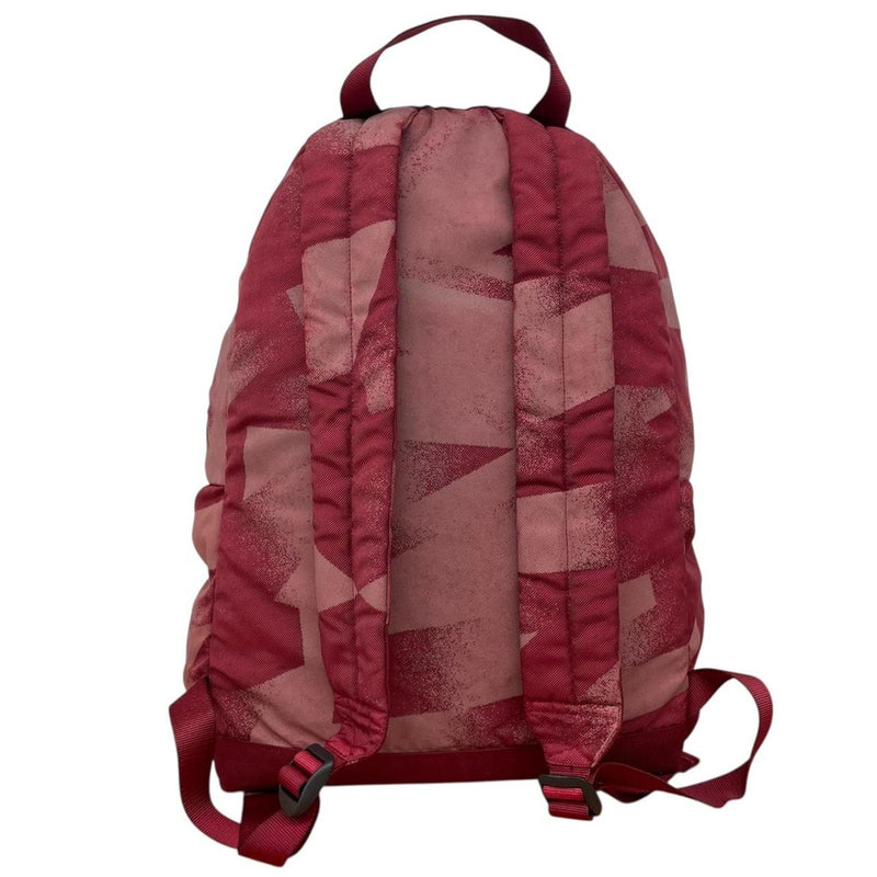 Stone Island AW 2021 Red Nylon Dazzle Reflective Camouflage Backpack