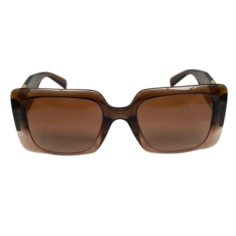 Versace Brown 4405 Chunky Square Sunglasses