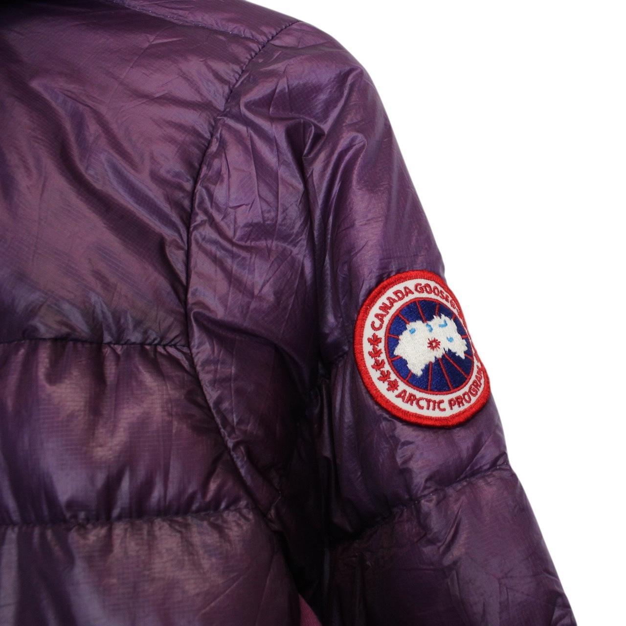 Canada Goose Purple Hybridge Lite Full Zip Hooded Down Jacket