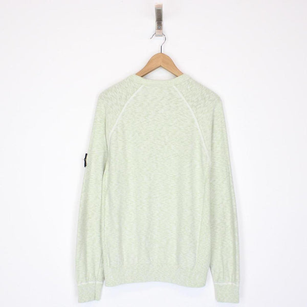 Stone Island SS 2017 Green Cotton Knit Sweatshirt Jumper