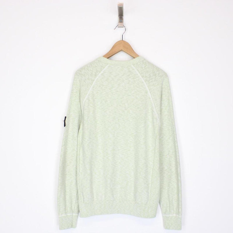 Stone Island SS 2017 Green Cotton Knit Sweatshirt Jumper