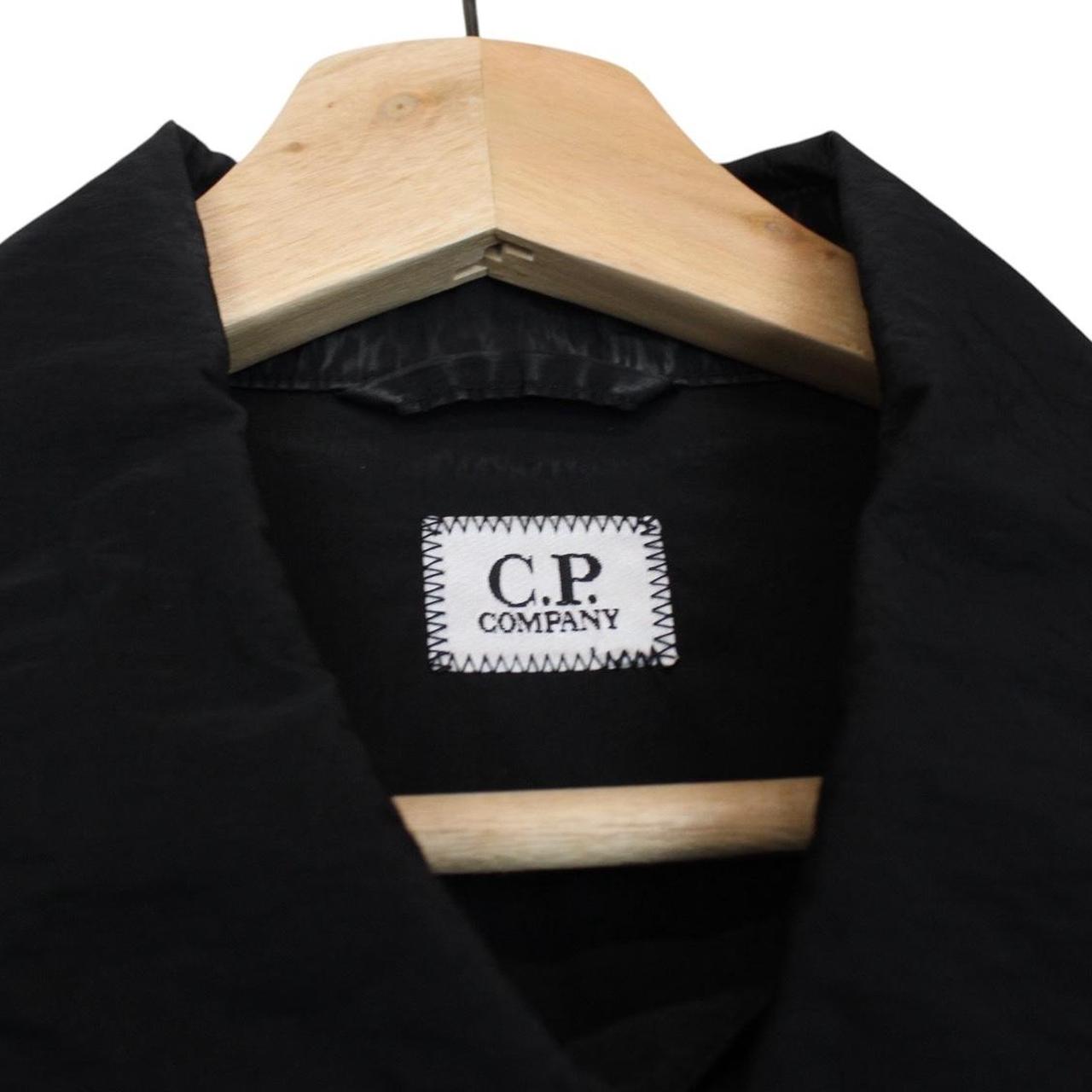 CP Company Black Nylon Lens Overshirt Jacket