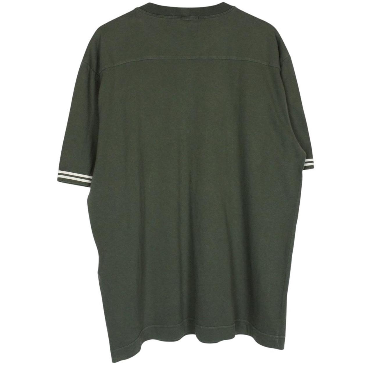 Stone Island AW 2020 Green Short Sleeve Cotton Compass Logo T-Shirt