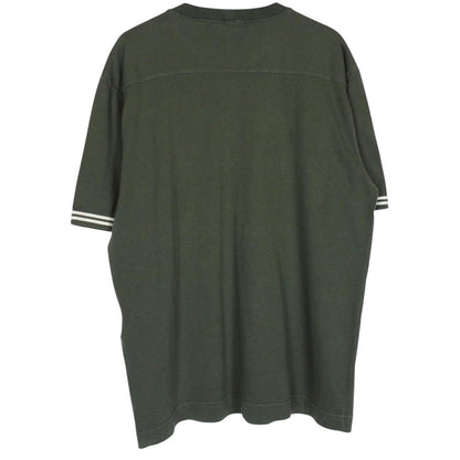 Stone Island AW 2020 Green Short Sleeve Cotton Compass Logo T-Shirt