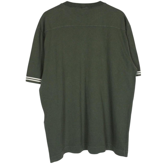 Stone Island AW 2020 Green Short Sleeve Cotton Compass Logo T-Shirt