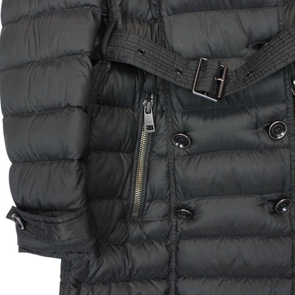 Burberry Brit Grey Nova Check Belted Down Puffer Coat