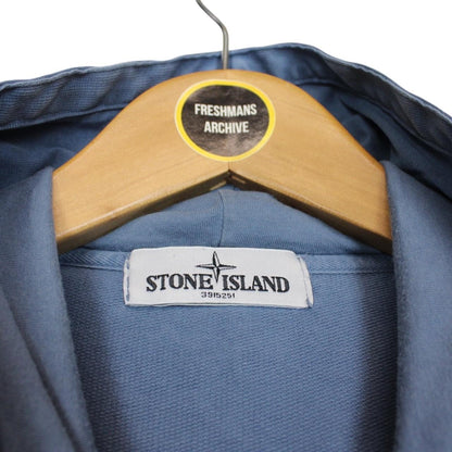 Stone Island SS 2013 Blue Cotton Full Zip Hoodie Jumper