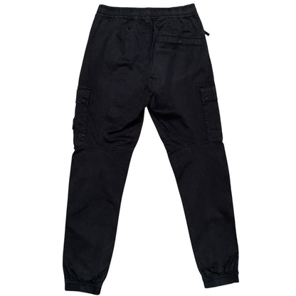Stone Island AW 2022 Black RE-T Fit Cargo Trousers