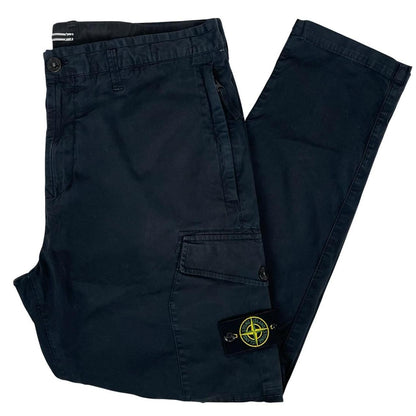 Stone Island AW 2020 Black RE-T Fit Cargo Trousers