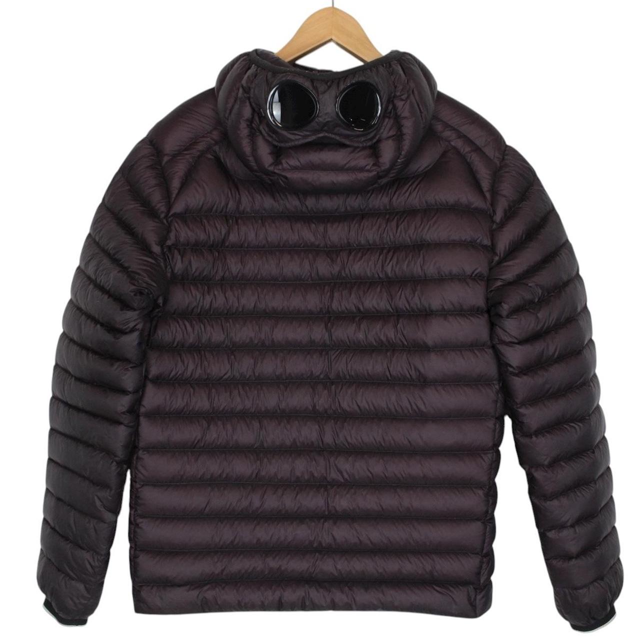 CP Company Plum Purple DD Shell Full Zip Down Goggle Jacket