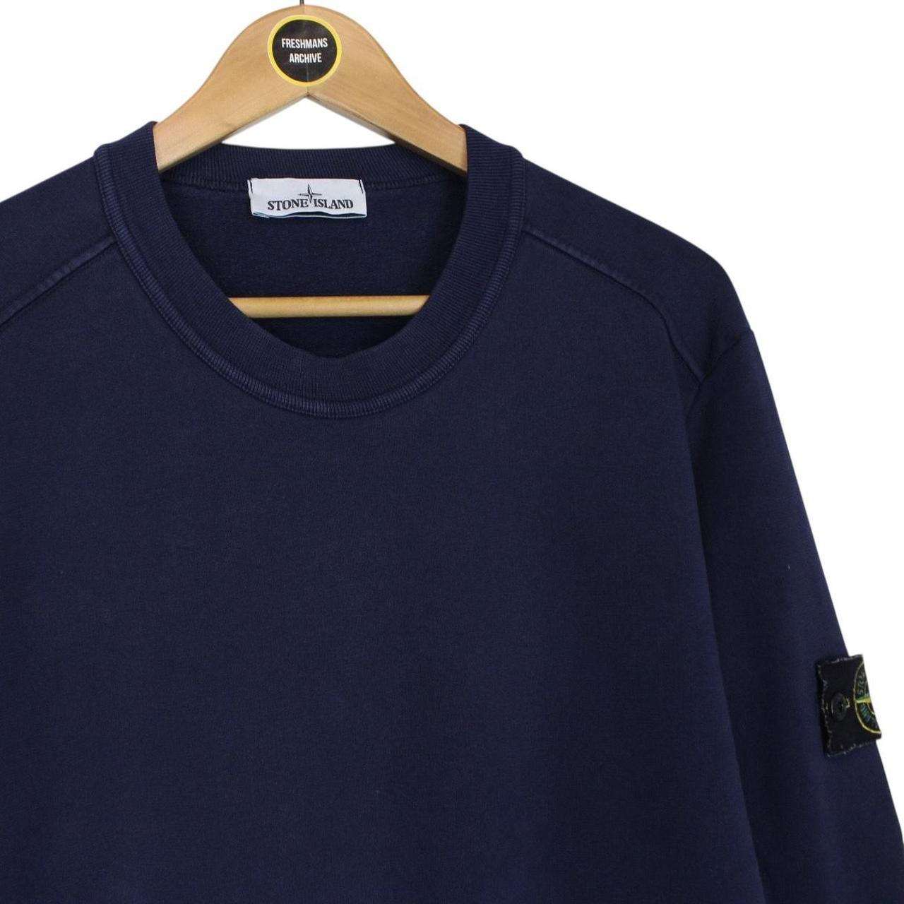 Stone Island SS 2016 Navy Blue Cotton Sweatshirt Jumper