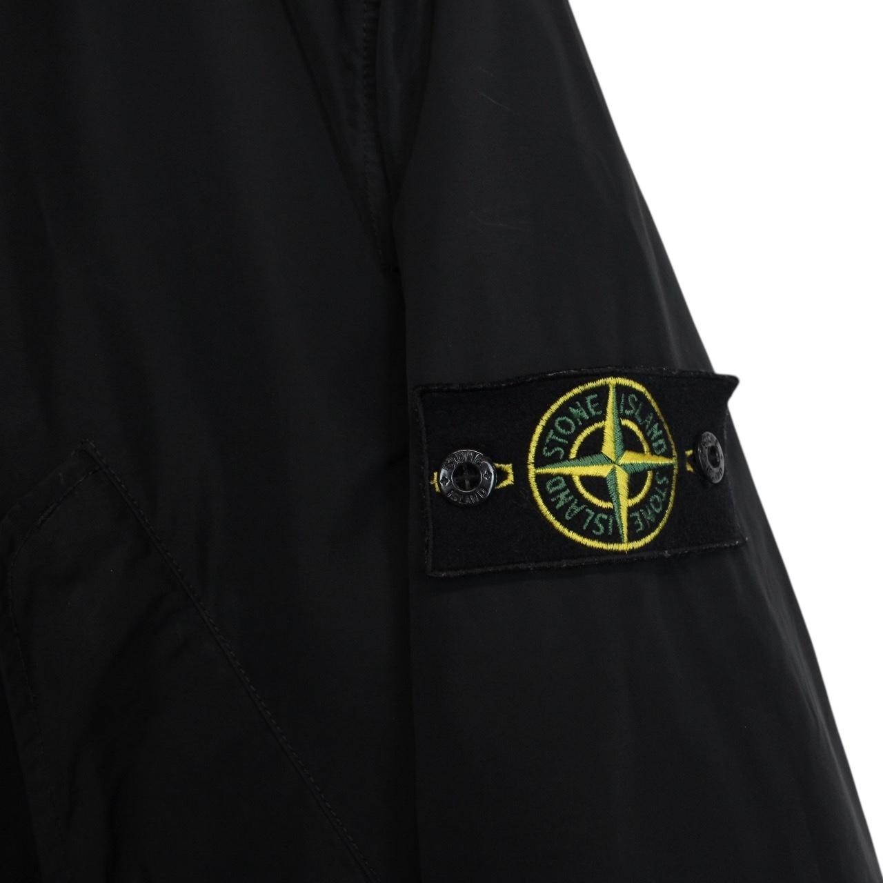 Stone Island SS 2018 Navy Blue Micro Reps Nylon Hooded Jacket