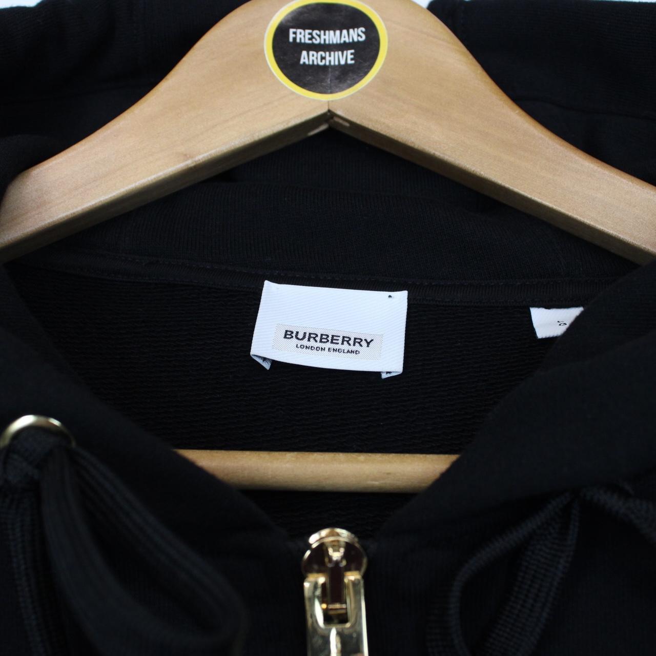 Burberry Black and Tan Nova Check Full Zip Aubree Hoodie Jumper