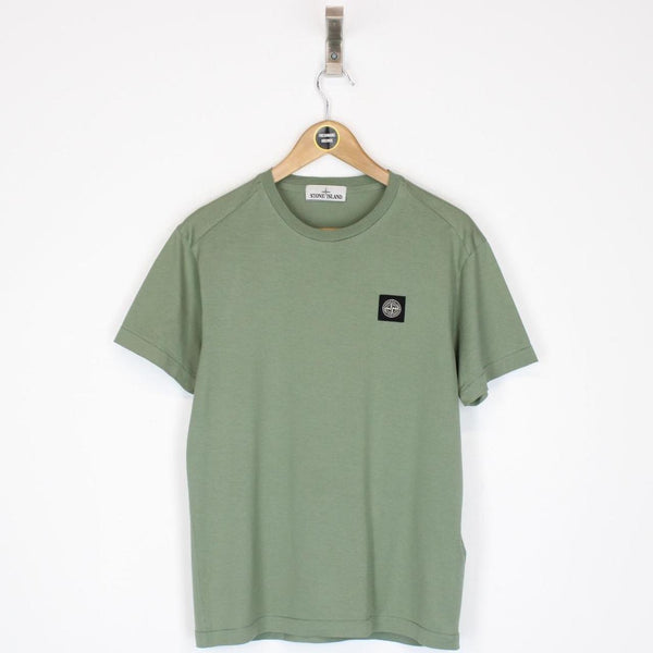 Stone Island SS 2019 Green Short Sleeve Compass T-Shirt