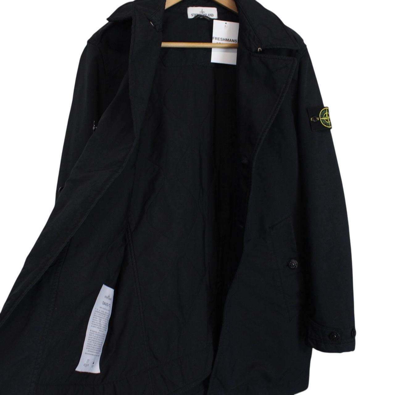 Stone Island AW 2016 Navy Blue David-TC Button Up Coat
