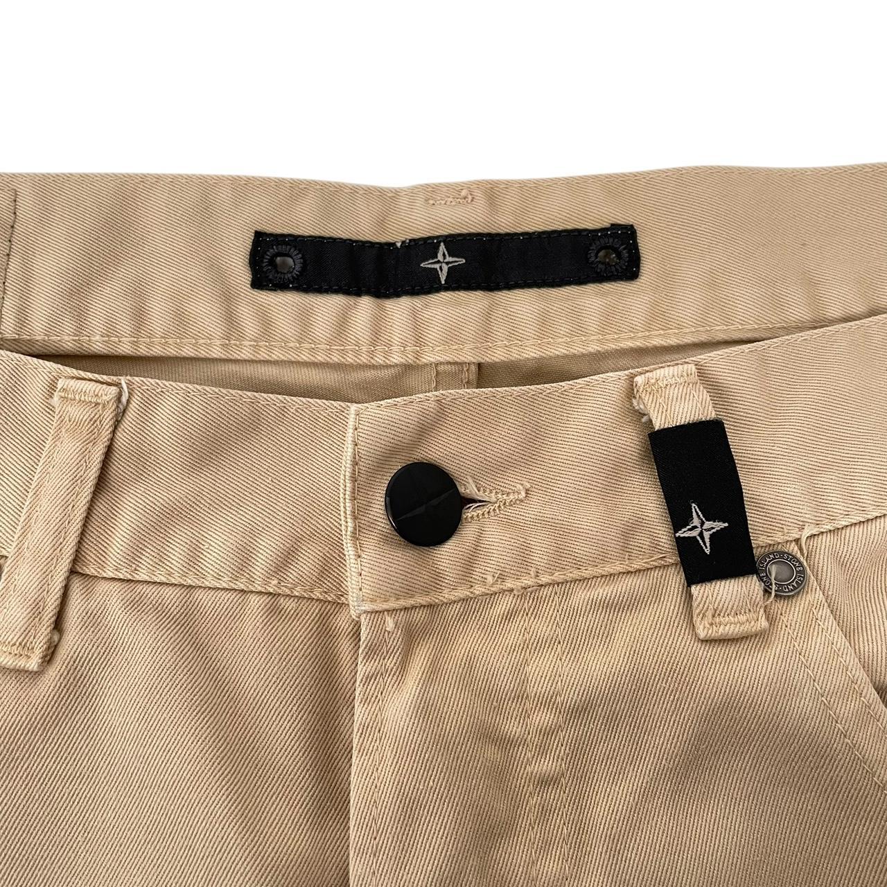 Vintage Stone Island Denims AW 1998 Beige Straight Leg Fit Jeans