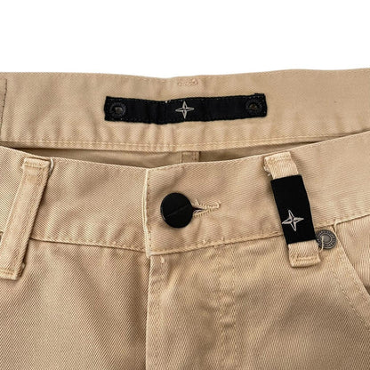 Vintage Stone Island Denims AW 1998 Beige Straight Leg Fit Jeans