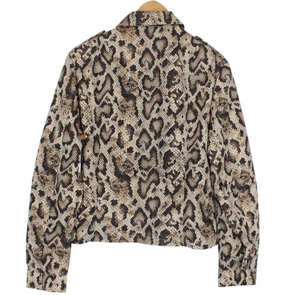 Dolce &amp; Gabbana Multicoloured Snakeskin Nylon Jacket