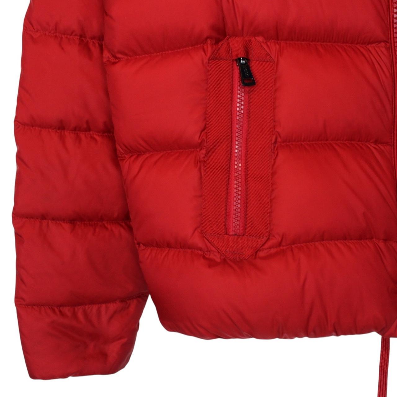 Polo Ralph Lauren Red Nylon Full Zip Down Puffer Jacket