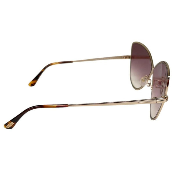 Tom Ford Elise Gold and Pink TF569 Sunglasses