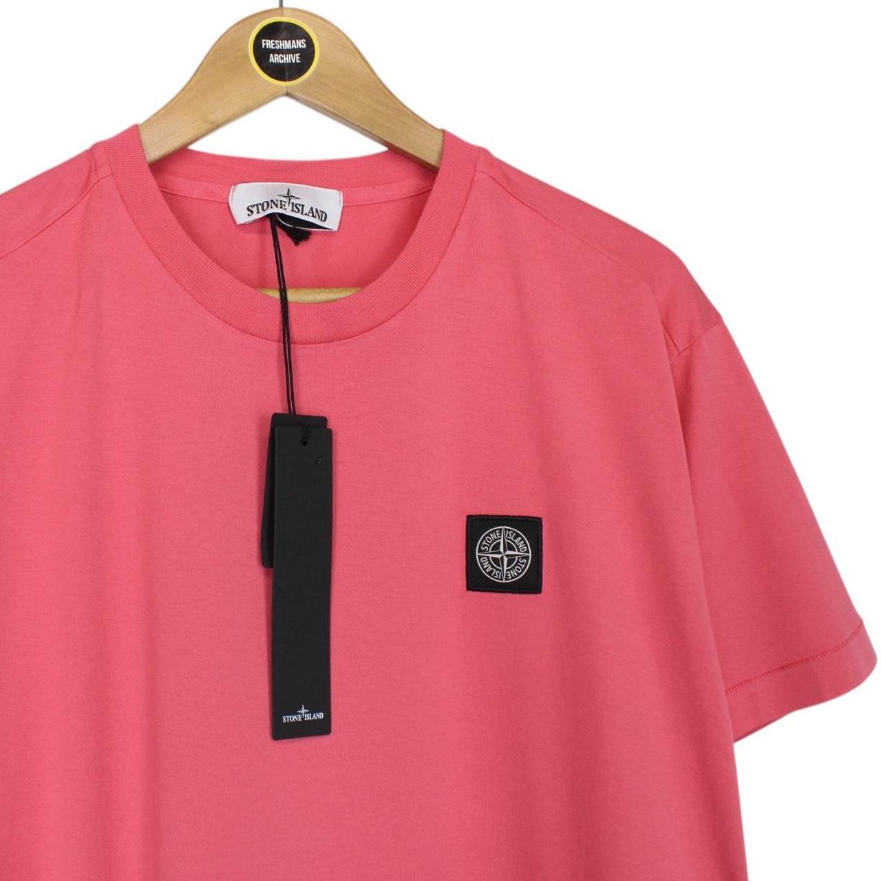 Stone Island Pink Short Sleeve Compass T-Shirt