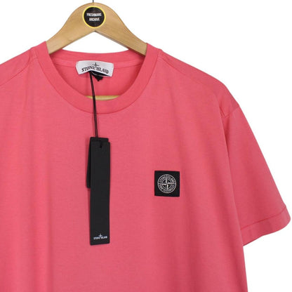Stone Island Pink Short Sleeve Compass T-Shirt